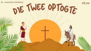 Die twee optogte (Erediens 2 April 2023)