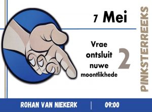 Vrae ontsluit nuwe moontlikhede (Erediens 7 Mei 2023)