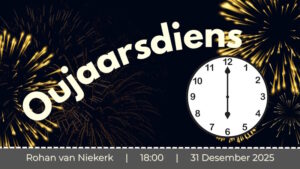 Oujaarsdiens 31 Desember 2025