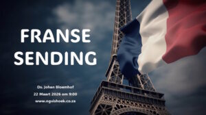 Franse Sending (Erediens 22 Maart 2026)